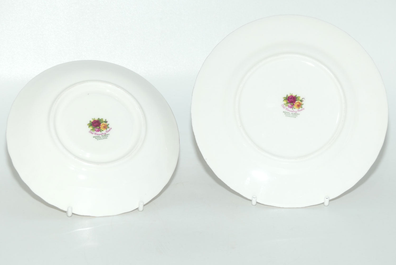 Royal Albert Bone China England Old Country Roses trio set of 6 |  Early Backstamp  | #6