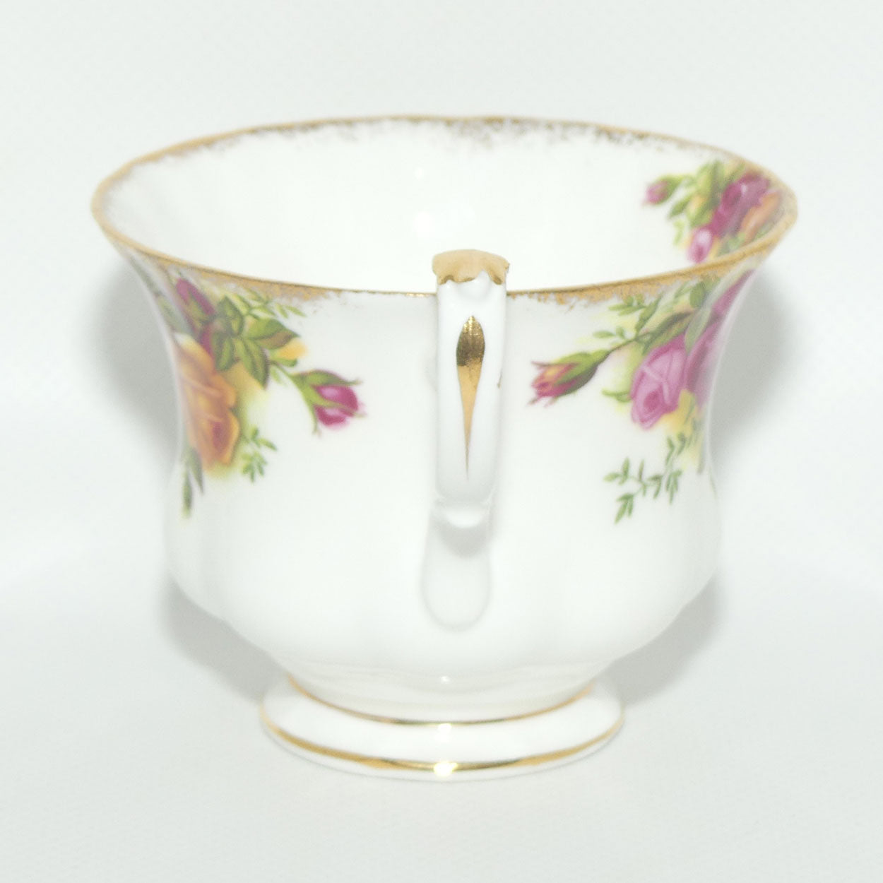 Royal Albert Bone China England Old Country Roses tea trio | Early backstamp