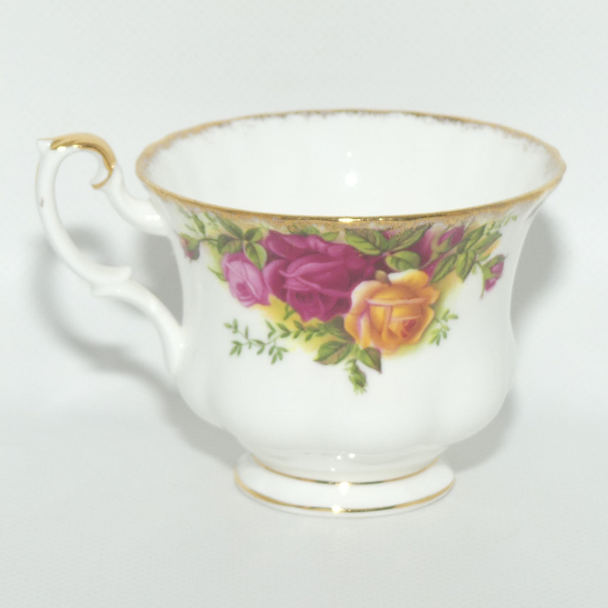 Royal Albert Bone China England Old Country Roses tea trio | Early backstamp