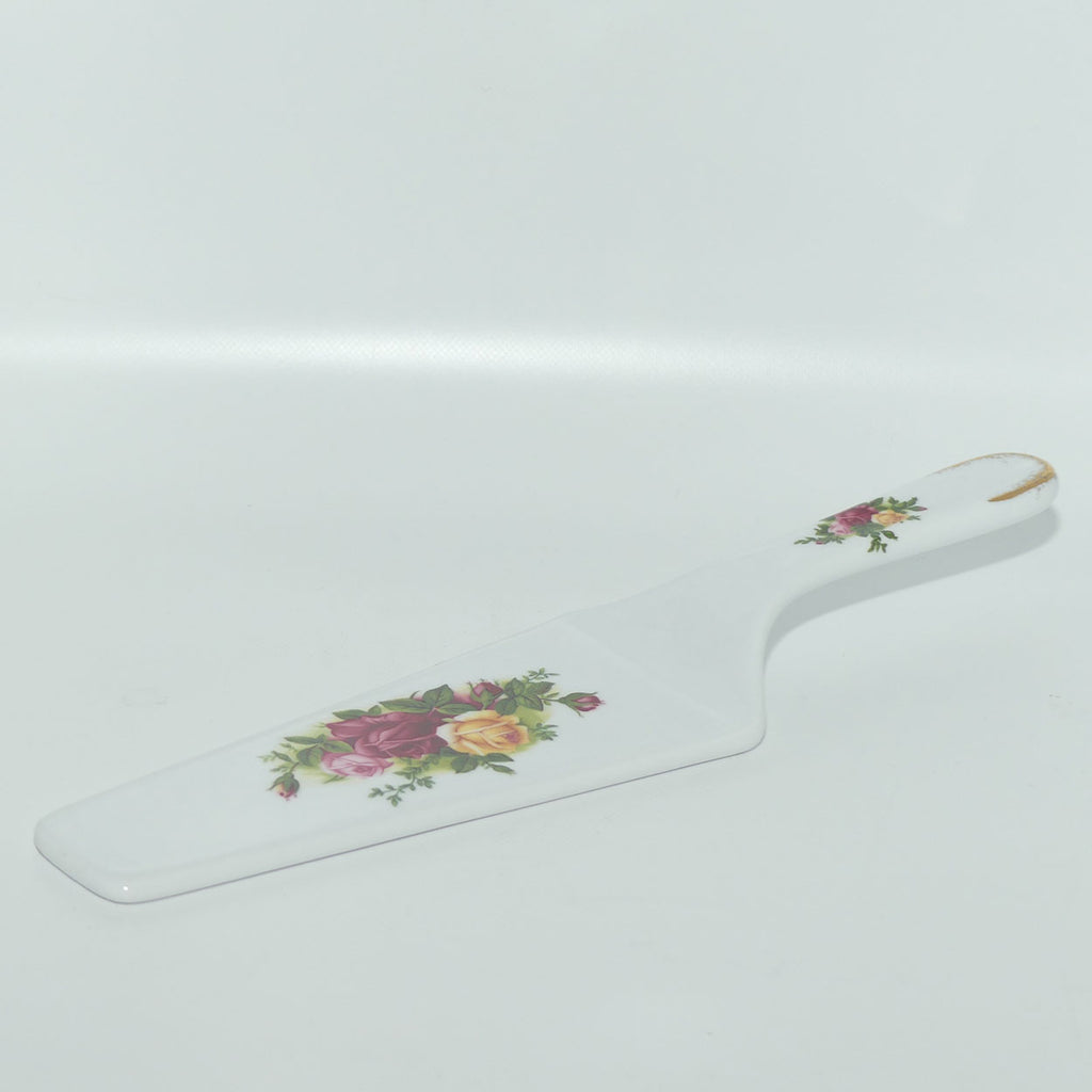 Royal Albert Bone China Old Country Roses cake slice