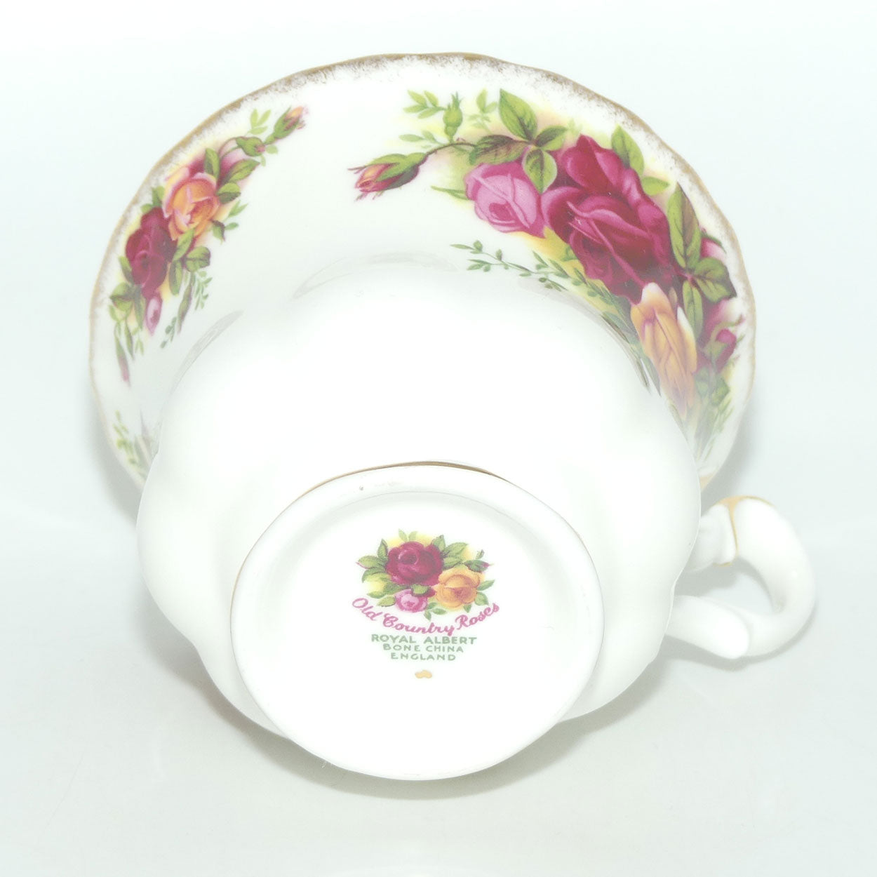 Royal Albert Bone China England Old Country Roses trio set of 6 |  Early Backstamp  | #2