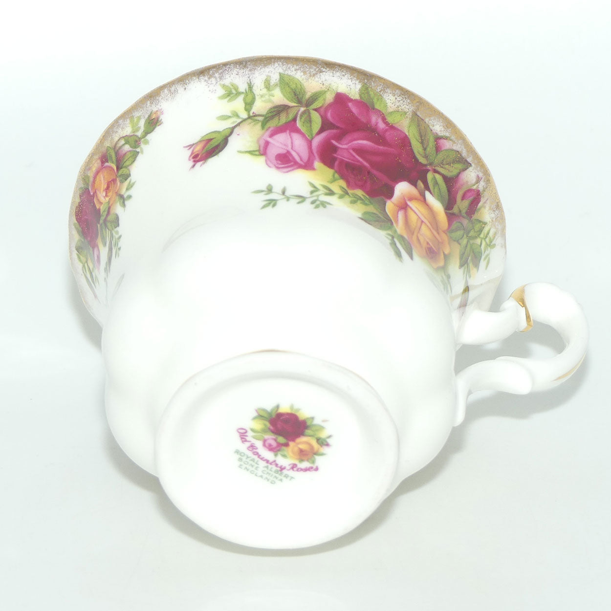 Royal Albert Bone China England Old Country Roses trio set of 6 |  Early Backstamp  | #3