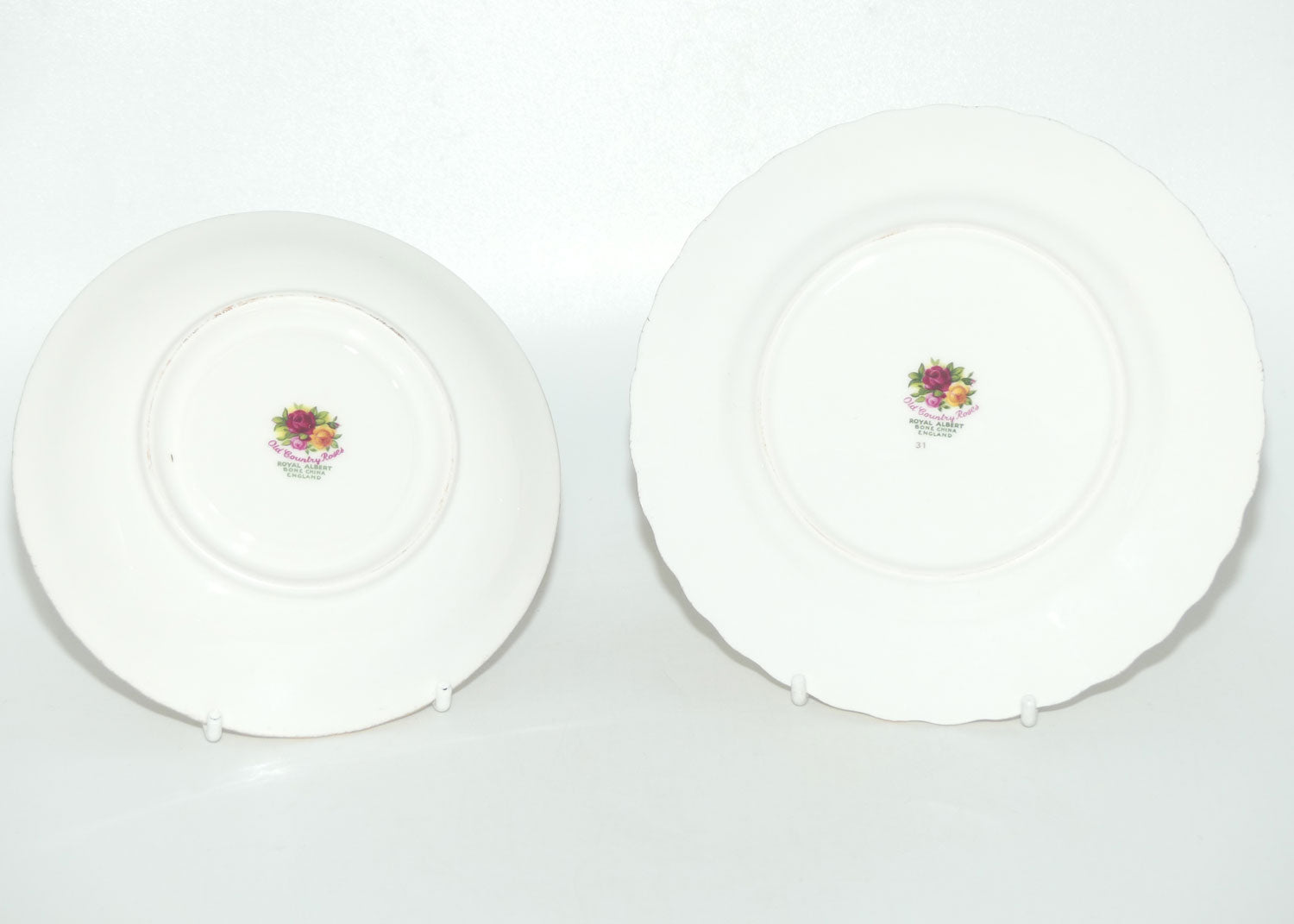 Royal Albert Bone China England Old Country Roses trio set of 6 |  Early Backstamp  | #3