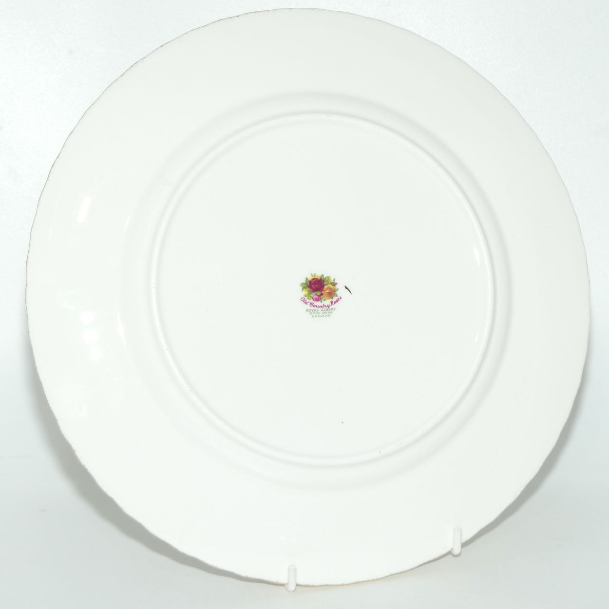 Royal Albert Bone China England Old Country Roses Dinner Plate | 26cm diam | Early Backstamp