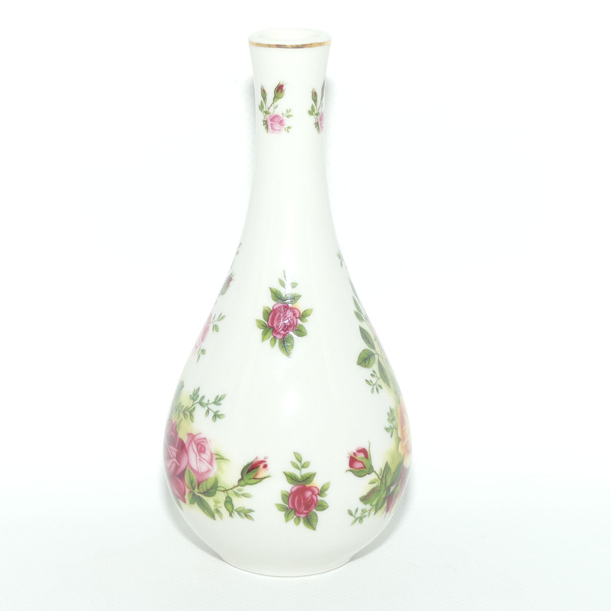 Royal Albert Bone China Old Country Roses bud vase | Asian made