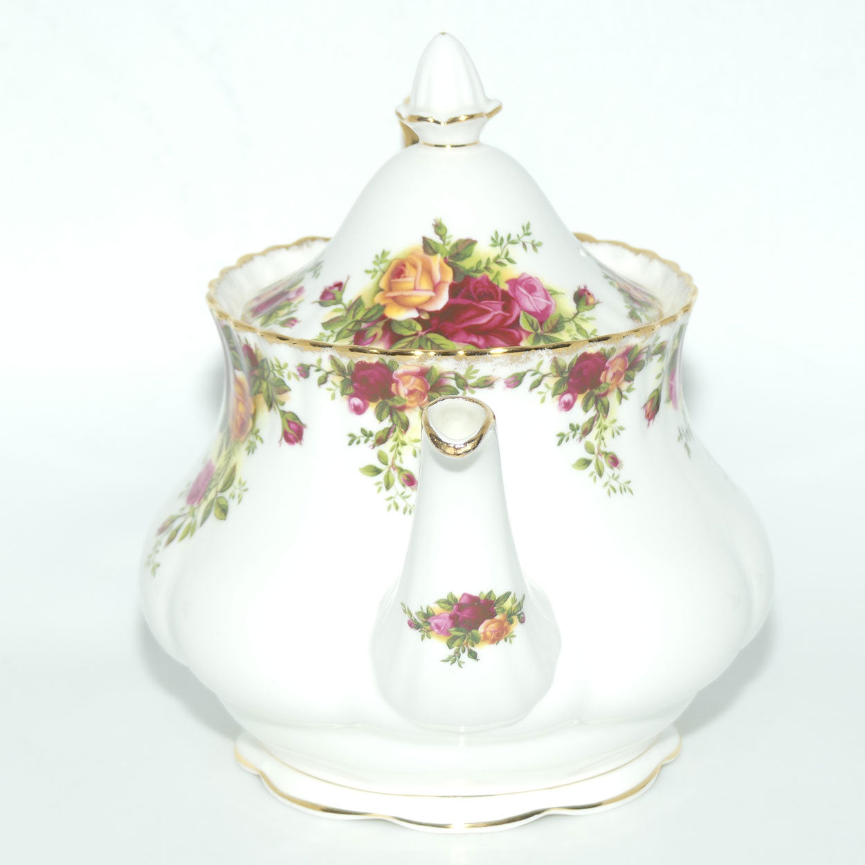 Royal Albert Bone China England Old Country Roses tea pot | 1250ml | Early Backstamp