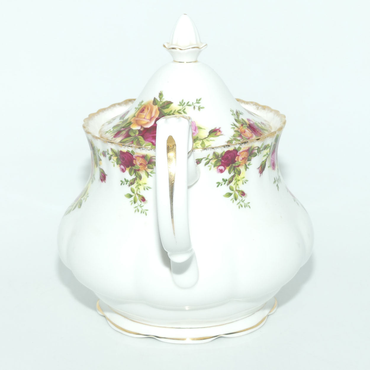 Royal Albert Bone China England Old Country Roses tea pot | 1250ml | early backstamp