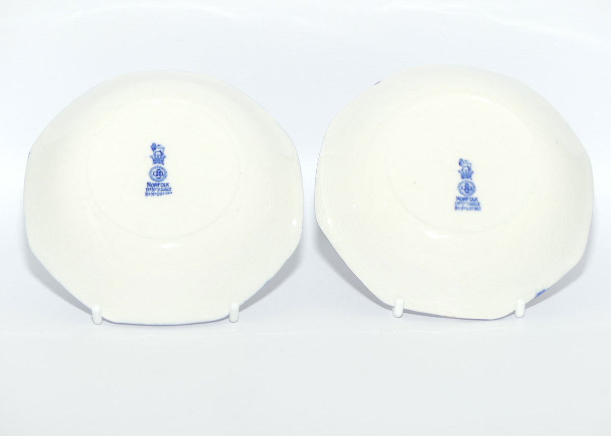 Royal Doulton Norfolk Octagonal pair of bowls | #2