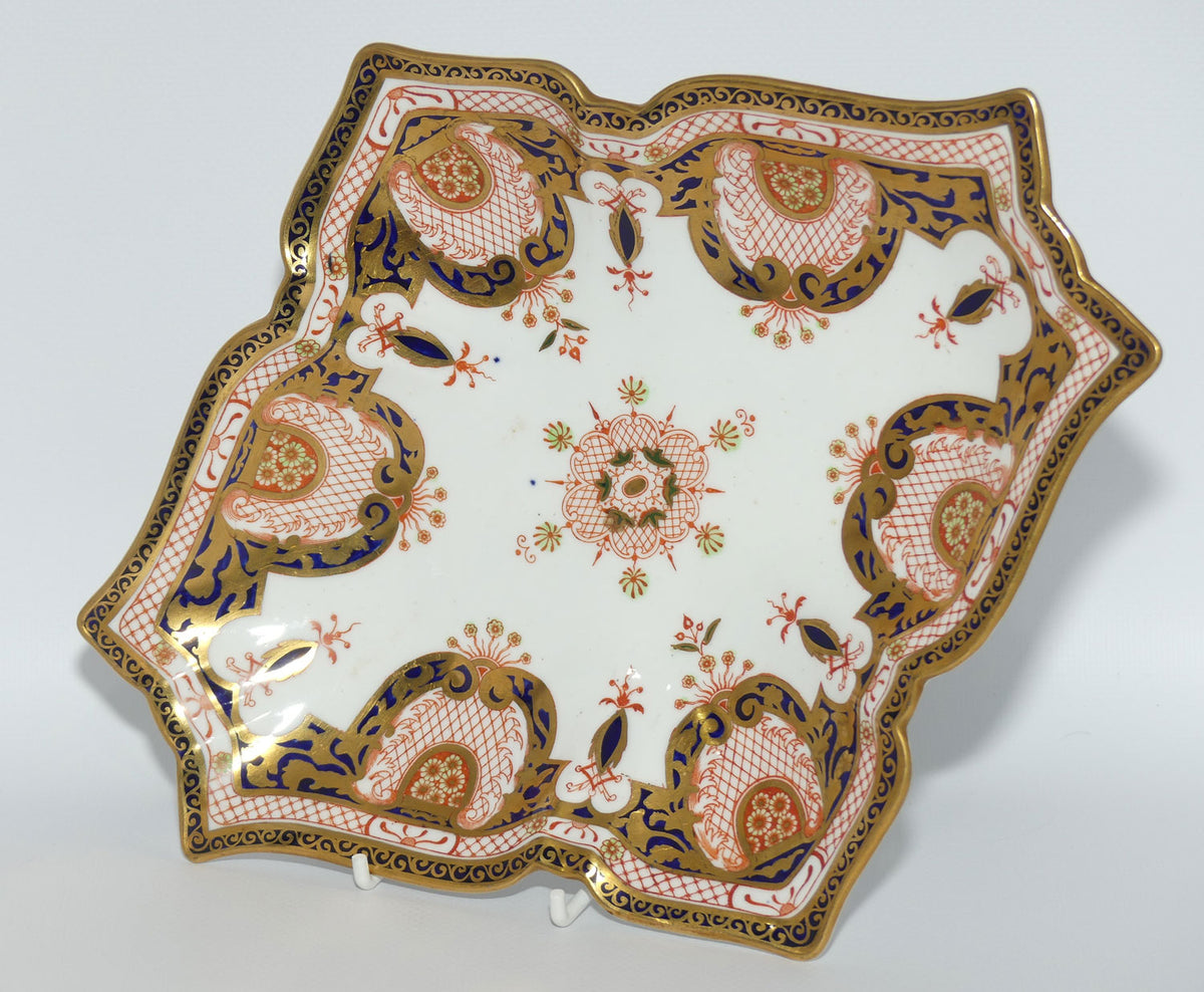 Royal Crown Derby Imari fancy diamond shaped server | Pattern 3253 | c.1892