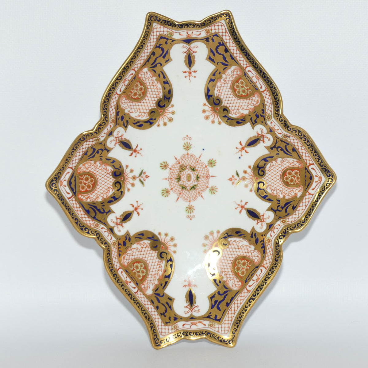 Royal Crown Derby Imari fancy diamond shaped server | Pattern 3253 | c.1892