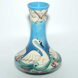 Moorcroft Odyssey Swans 62/8 vase | Ltd Ed