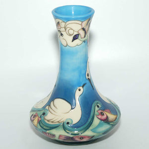 Moorcroft Odyssey Swans 62/8 vase | Ltd Ed