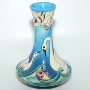 Moorcroft Odyssey Swans 62/8 vase | Ltd Ed