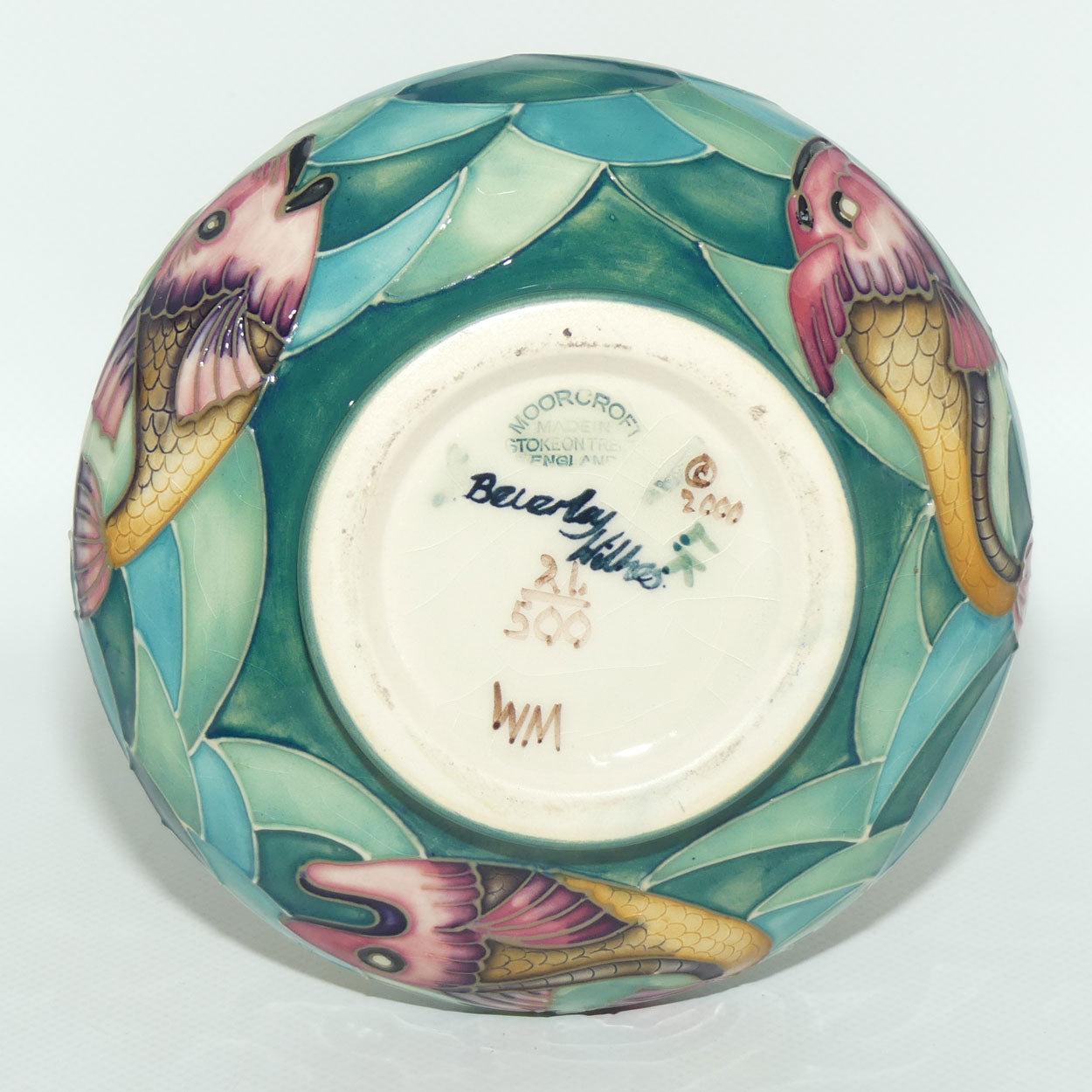 Moorcroft Odyssey Swans 62/8 vase | Ltd Ed #24/500