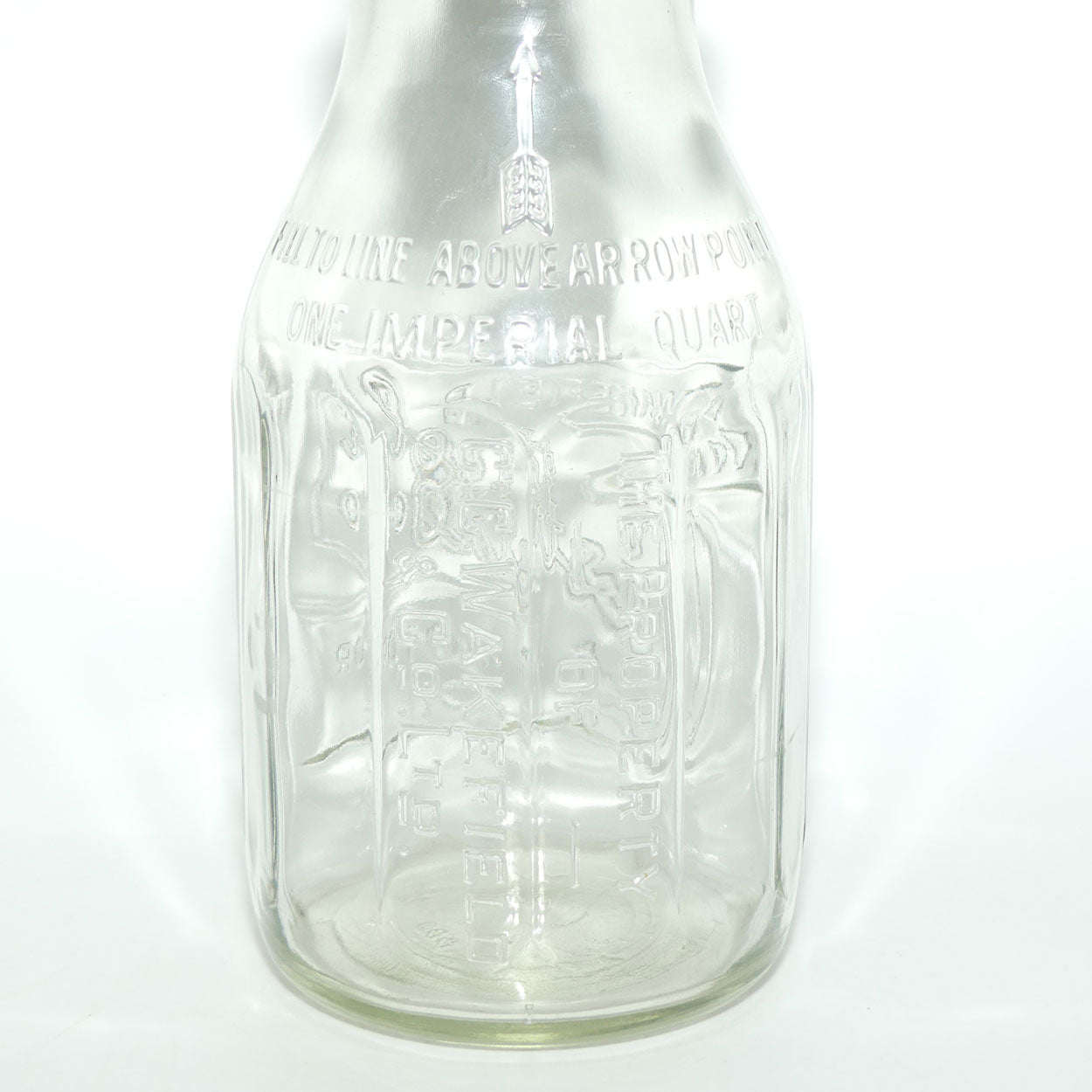 Castrol Wakefield Motor Oil oil bottle and pourer | One Imperial Quart