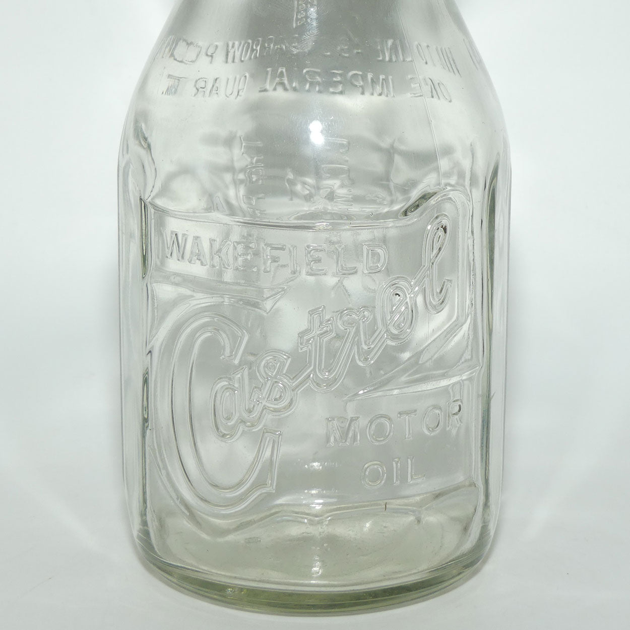 Castrol Wakefield Motor Oil oil bottle and pourer | One Imperial Quart