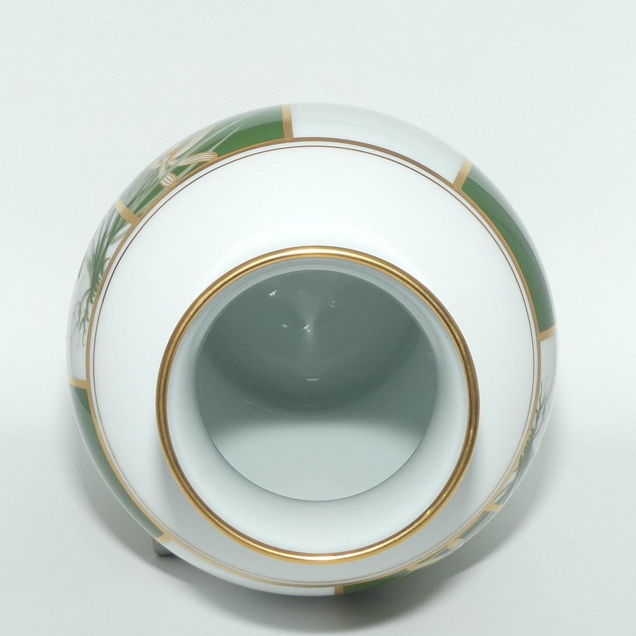 Franklin Mint | Noritake Okura Japan | Green | Orchid vase