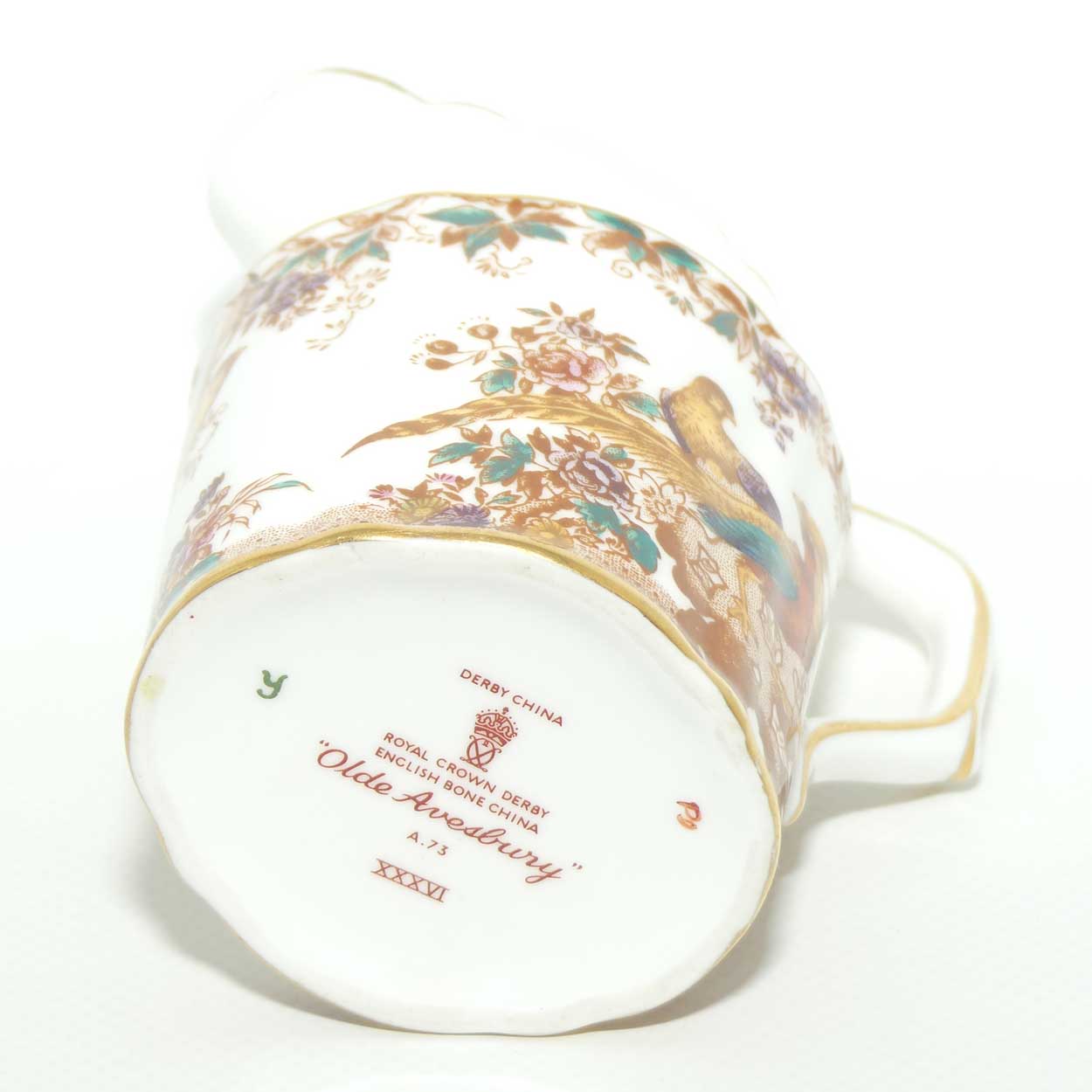 Royal Crown Derby Olde Avesbury cream jug