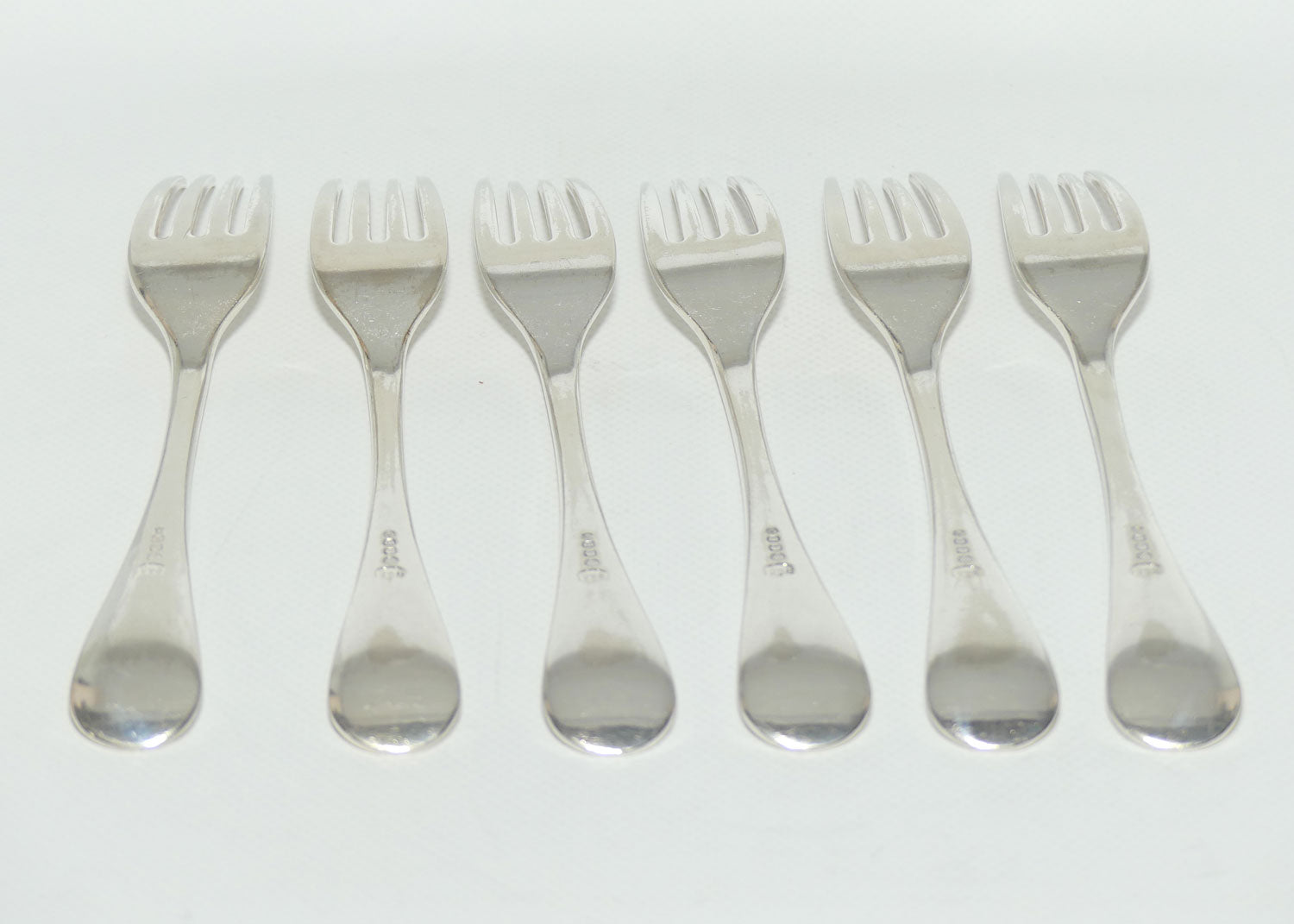 Set of 6 Daniel & Arter | Silver Plated Old English Pattern Dinner Forks | 20.5cm