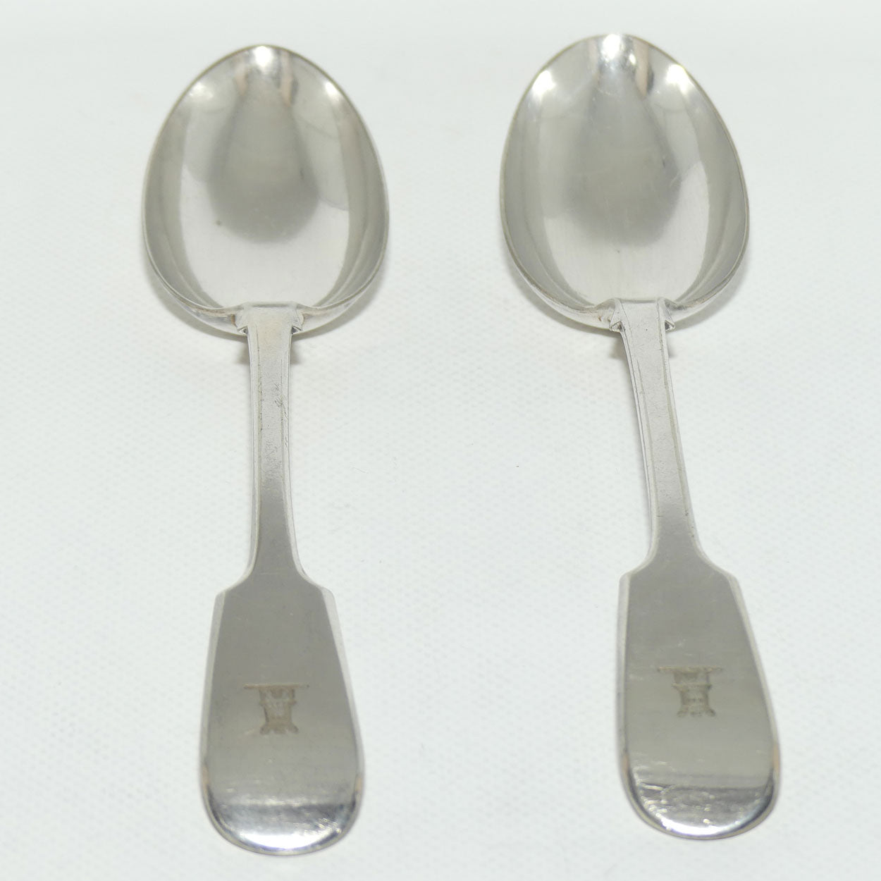 Set of 2 Elkington & Company | Silver Plated Old English Pattern Table/Serving Spoons | 22.5cm