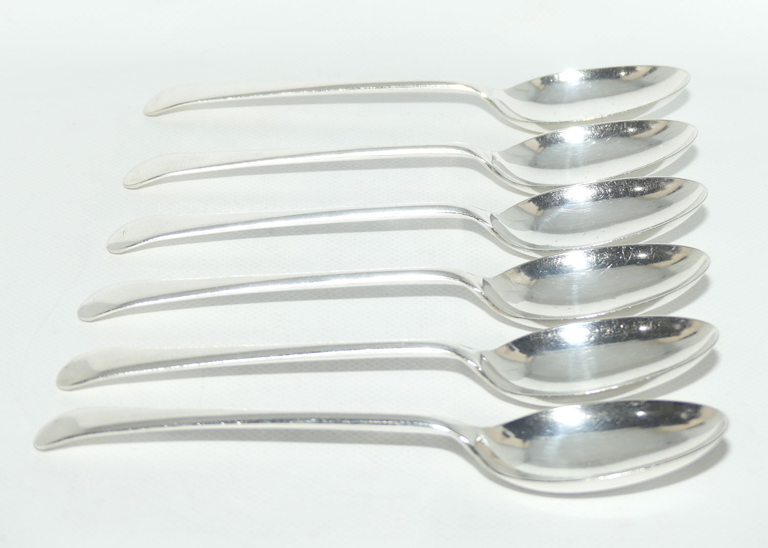 Set of 6 Westminster | Silver Plated Old English Dessert Spoons | 18cm