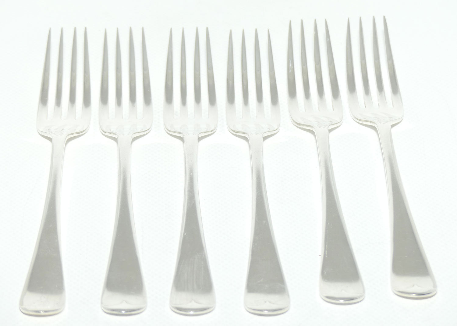 Set of 6 Westminster | Silver Plated Old English Pattern Dinner Forks | 19.5cm