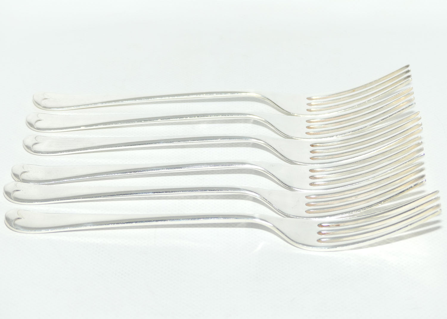 Set of 6 Westminster | Silver Plated Old English Pattern Dinner Forks | 19.5cm