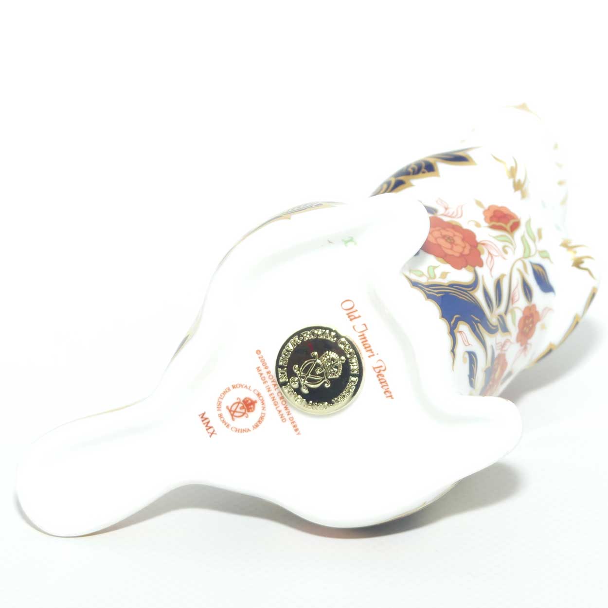 Royal Crown Derby paperweight | Old Imari Beaver | boxed