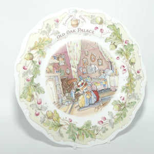 Royal Doulton Brambly Hedge Giftware | Homes and Work Places | Old Oak Palace plate #2 | 20cm