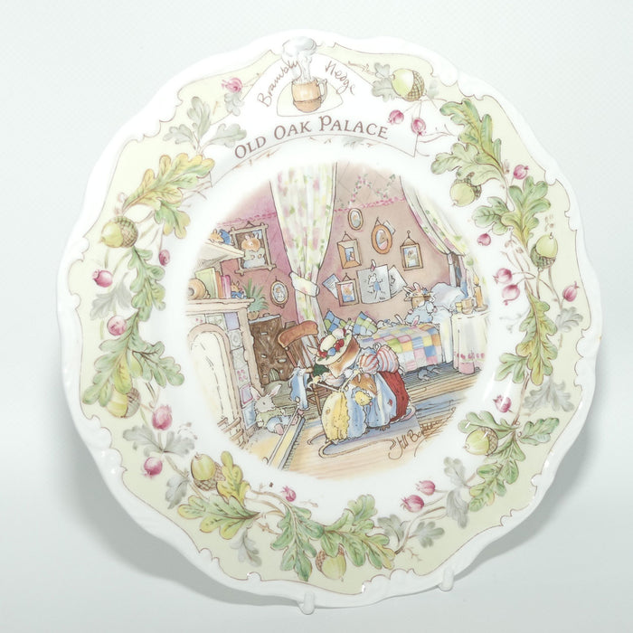 Royal Doulton Brambly Hedge Giftware | Homes and Work Places | Old Oak Palace plate #2 | 20cm