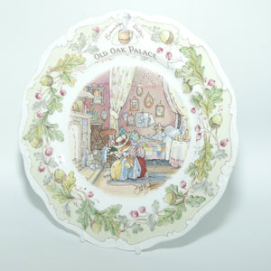 Royal Doulton Brambly Hedge Giftware | Homes and Work Places | Old Oak Palace plate #2 | 20cm