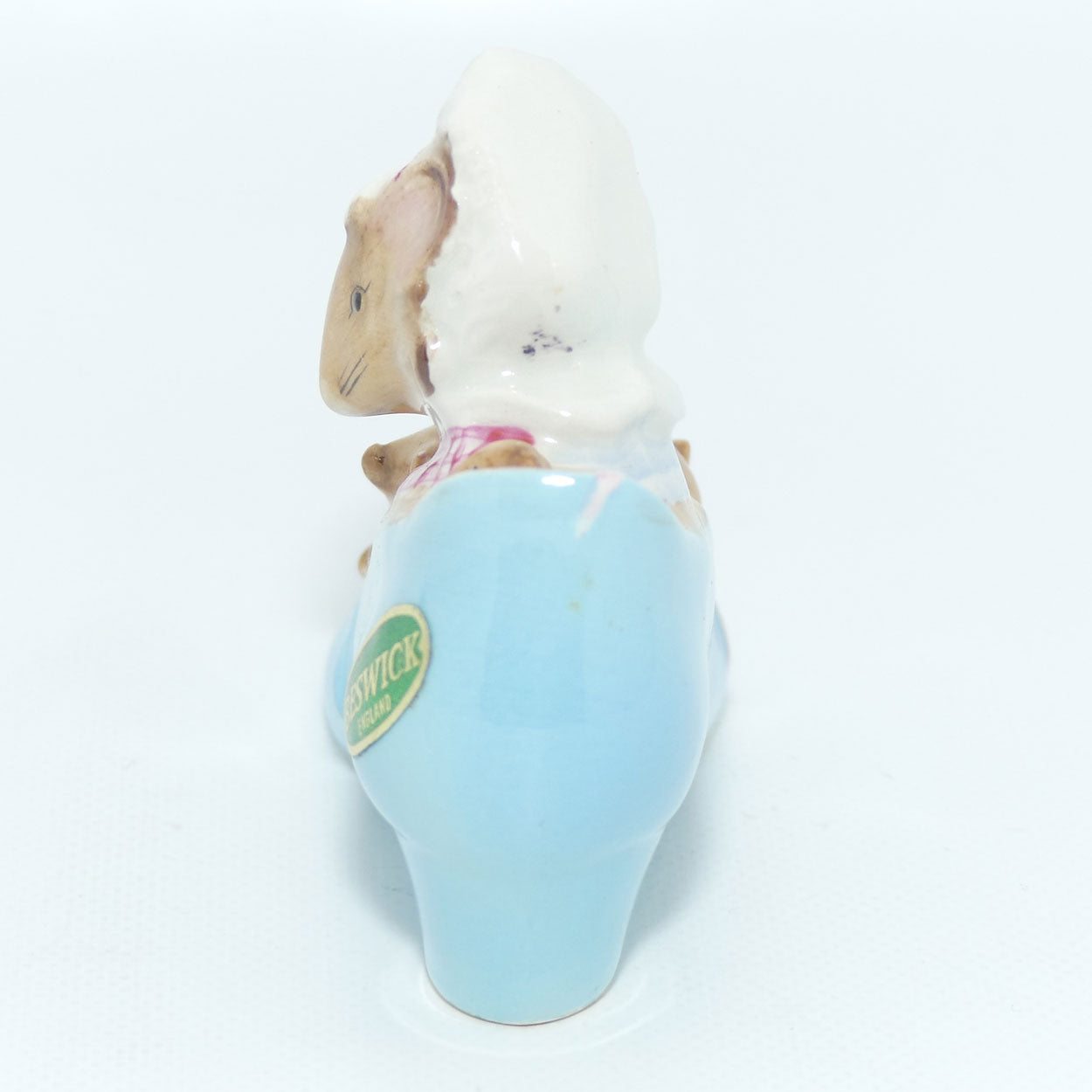 Beswick Beatrix Potter The Old Woman who lived in a Shoe | Label 