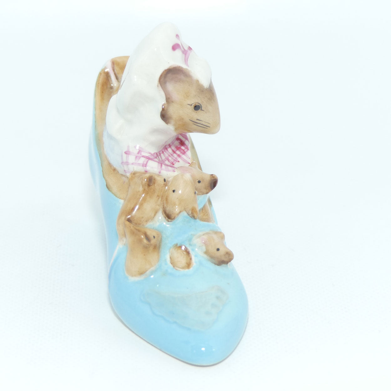 Beswick Beatrix Potter The Old Woman who lived in a Shoe | Label 