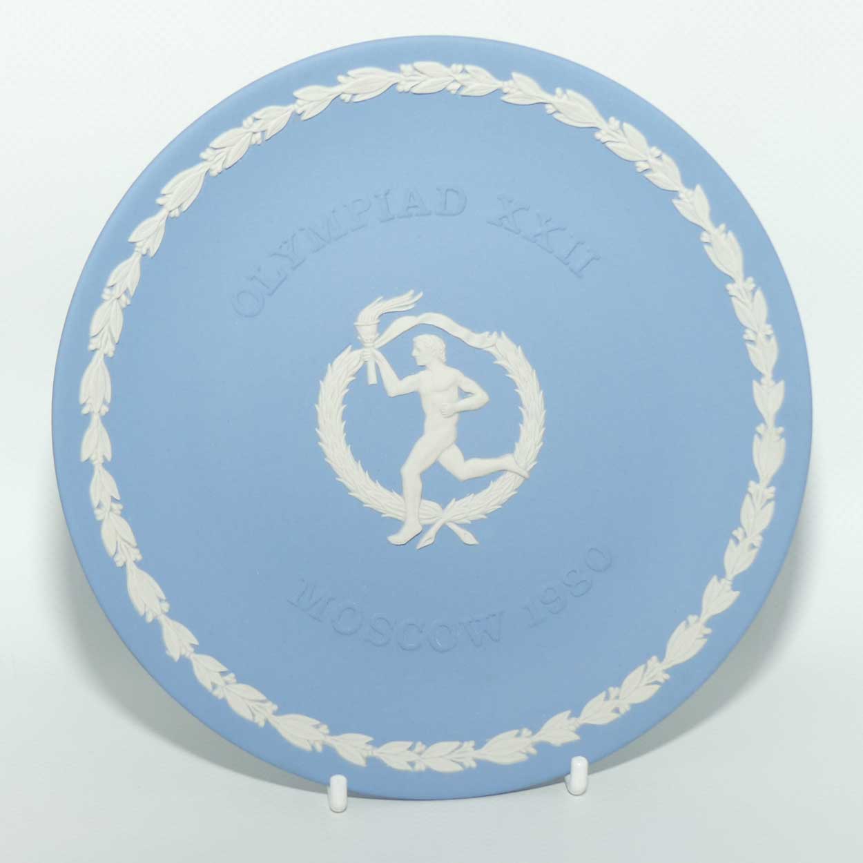 Wedgwood Jasper | White on Pale Blue | Olympiad XXII | Moscow 1980 | Boxed