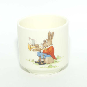 Royal Doulton Bunnykins Trumpeter | Reading egg cup | GOLDEN JUBILEE backstamp