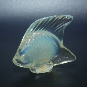 Lalique Crystal France Opalescent Glass miniature Angel Fish | Poisson