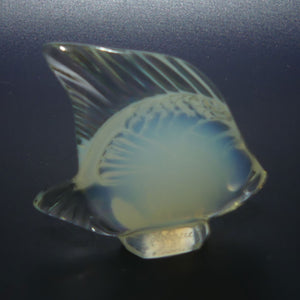 Lalique Crystal France Opalescent Glass miniature Angel Fish | Poisson