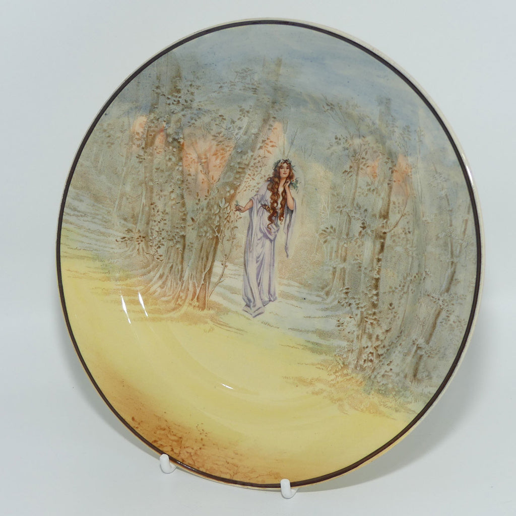 Royal Doulton Shakespearean Ophelia plate D3596 | 19cm