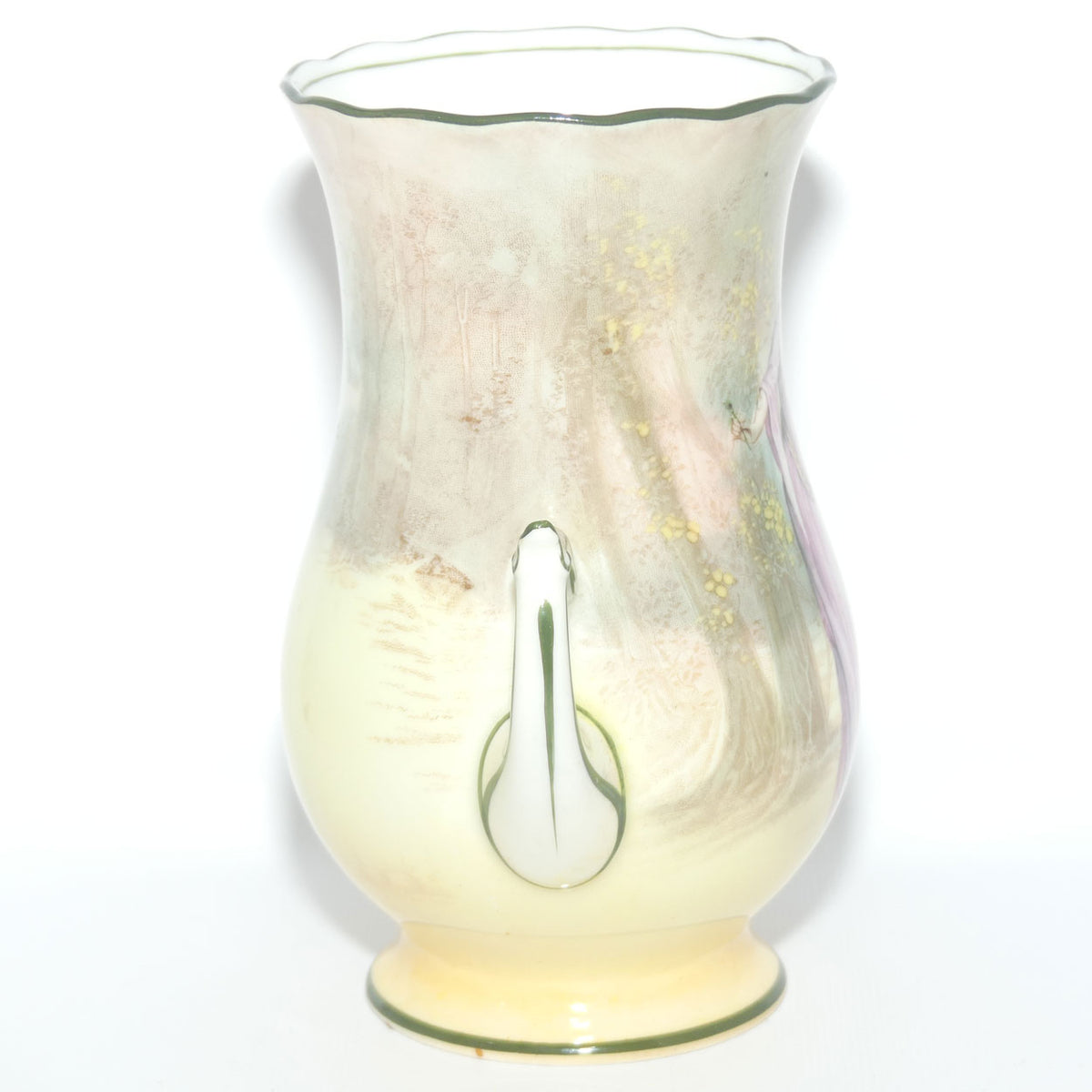 Royal Doulton Shakespearean Ophelia twin handle vase E7267