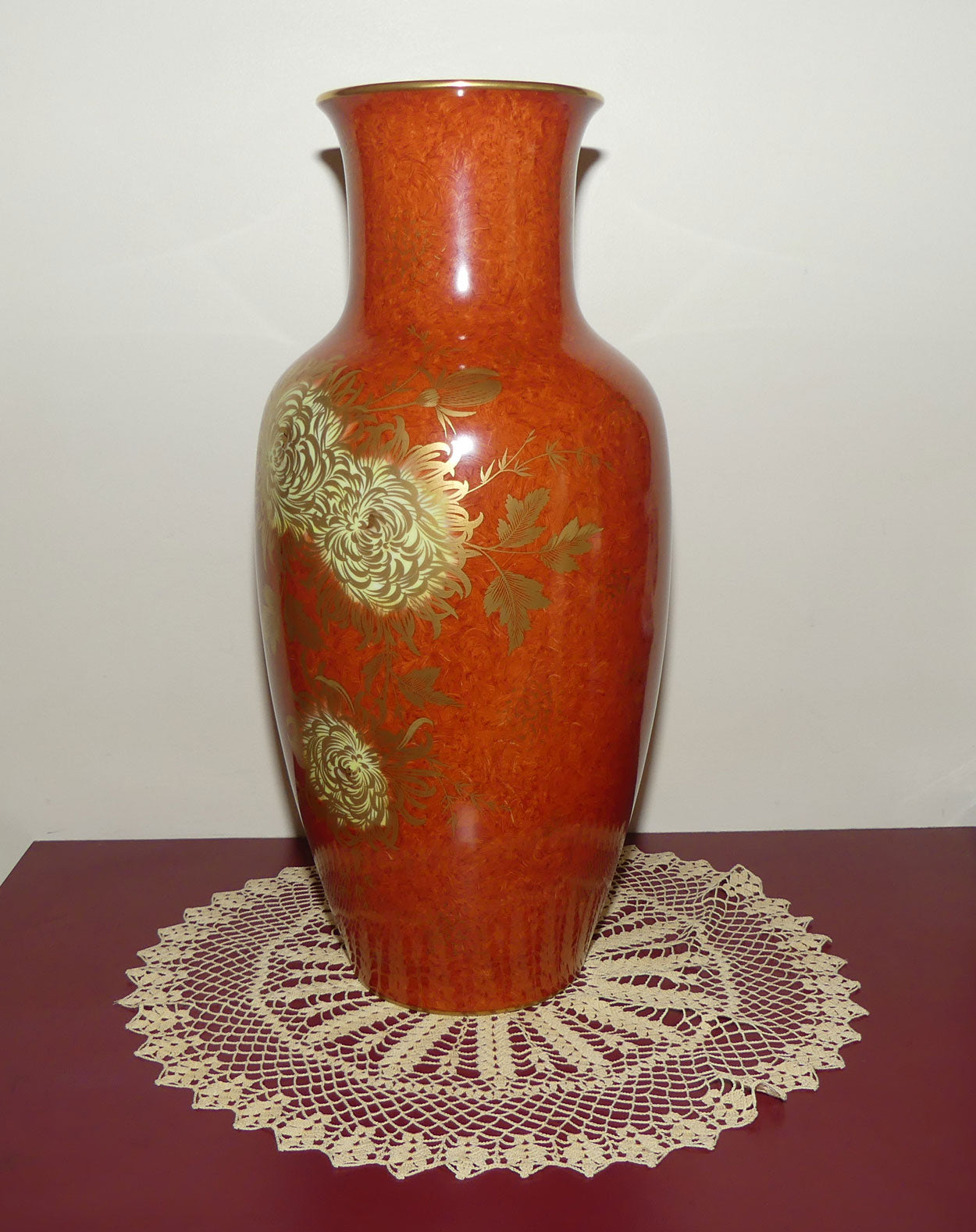AK Kaiser Germany large Patricia pattern floor vase