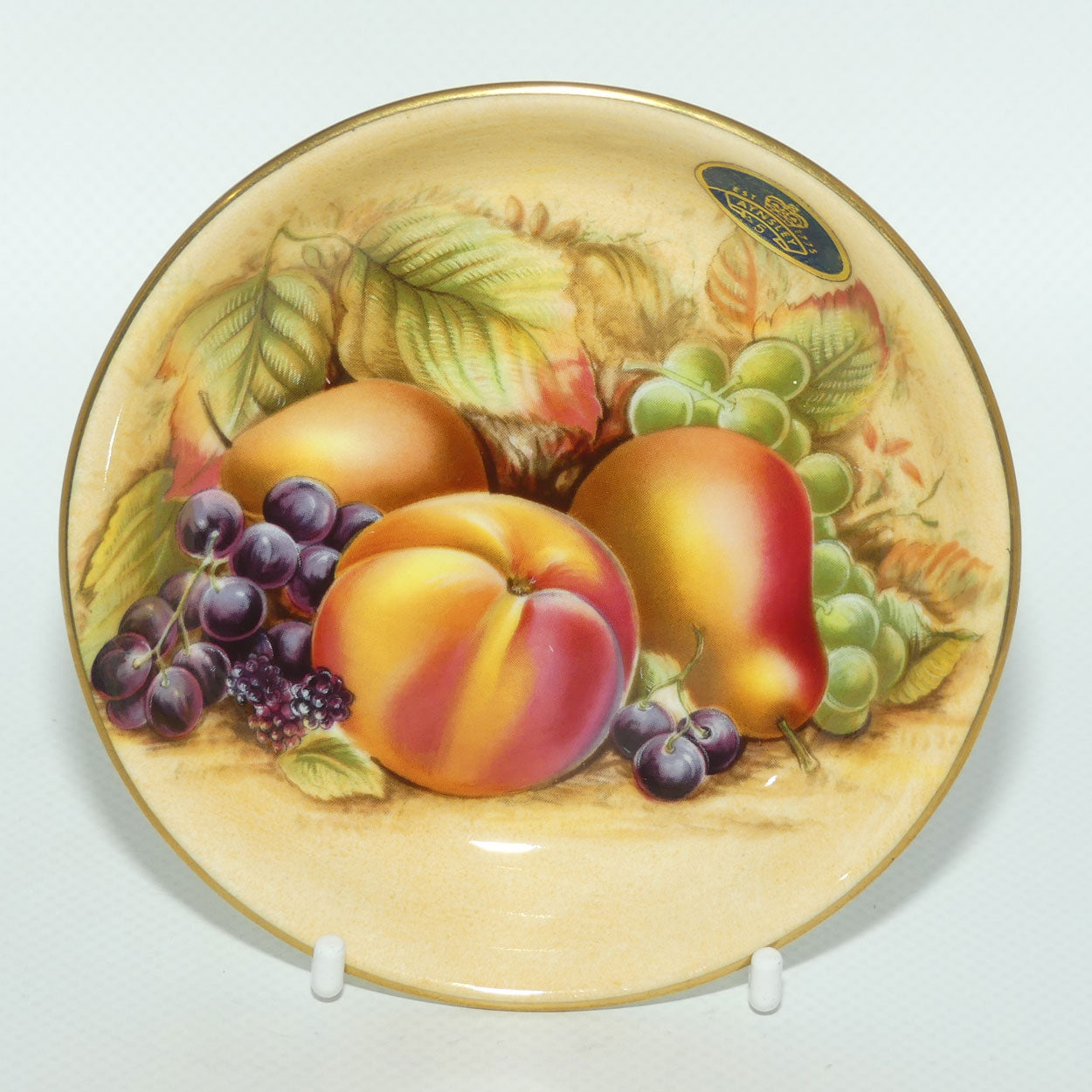 Aynsley Orchard Gold round dish | 11cm diameter