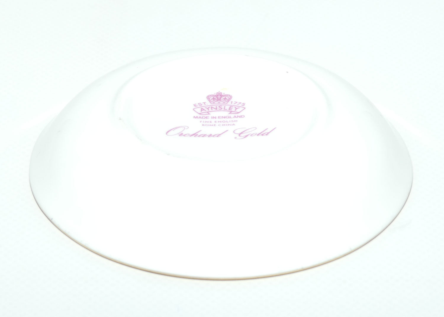 Aynsley Orchard Gold round dish | 11cm diameter