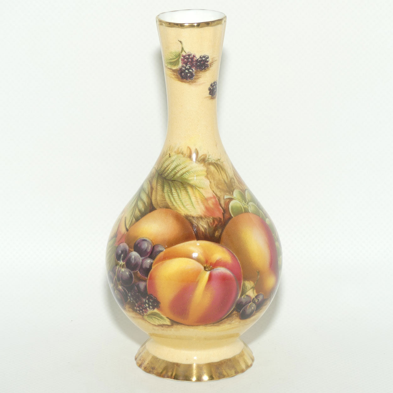 Aynsley Orchard Gold narrow neck vase | #2