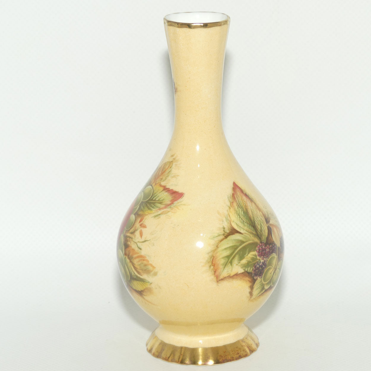 Aynsley Orchard Gold narrow neck vase | #2