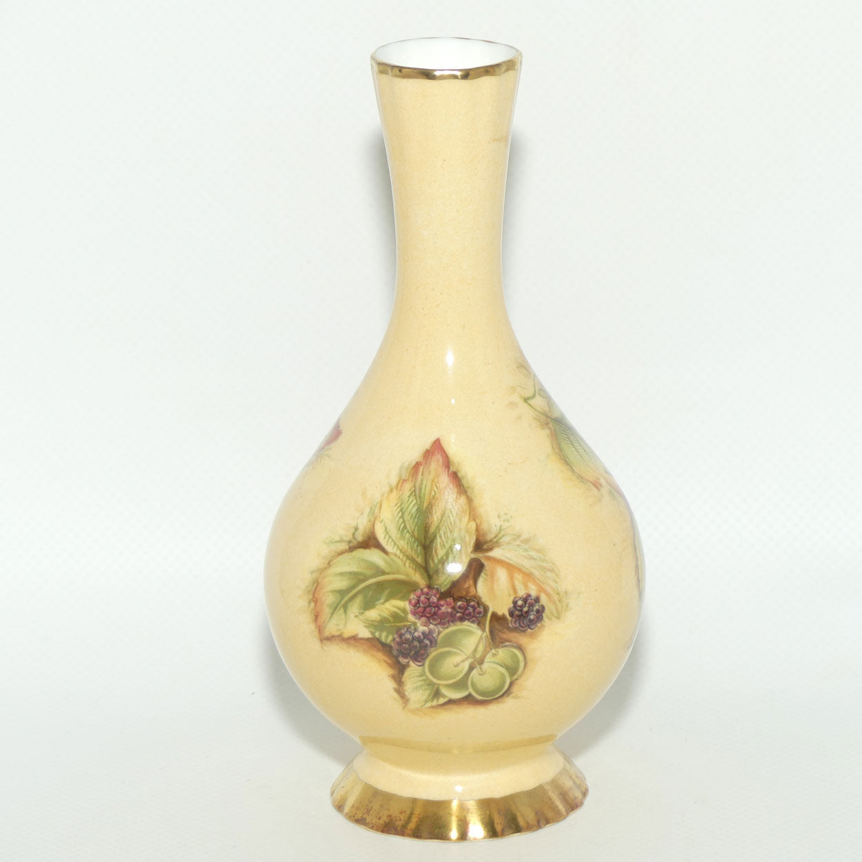 Aynsley Orchard Gold narrow neck vase | #2