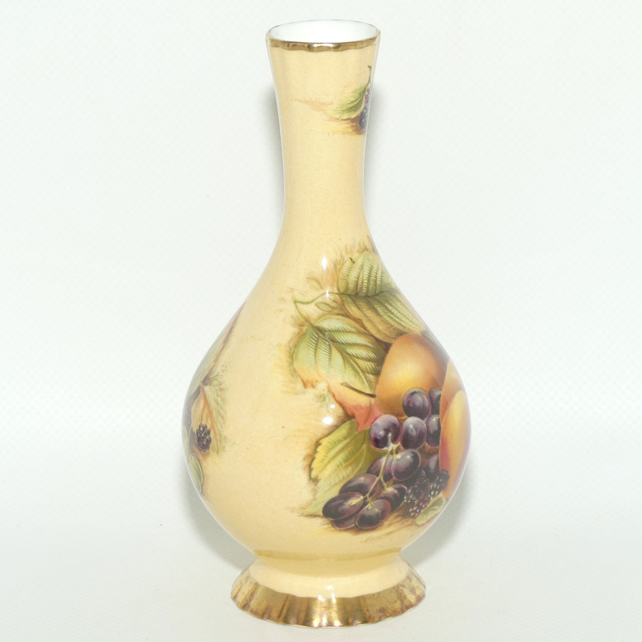 Aynsley Orchard Gold narrow neck vase | #2