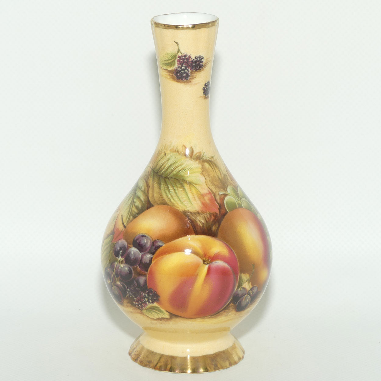 Aynsley Orchard Gold narrow neck vase | #2