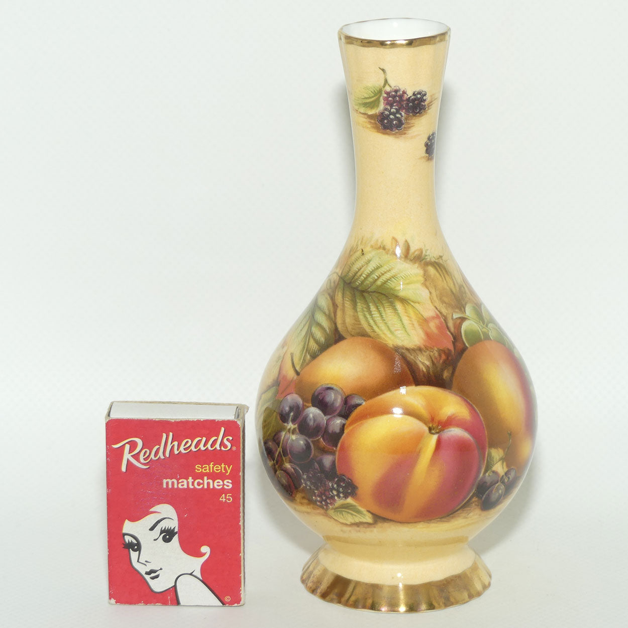 Aynsley Orchard Gold narrow neck vase | #2