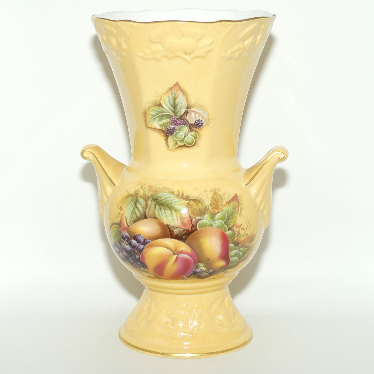 Aynsley Orchard Gold Limited Edition Millennium Thistle vase | 25cm tall