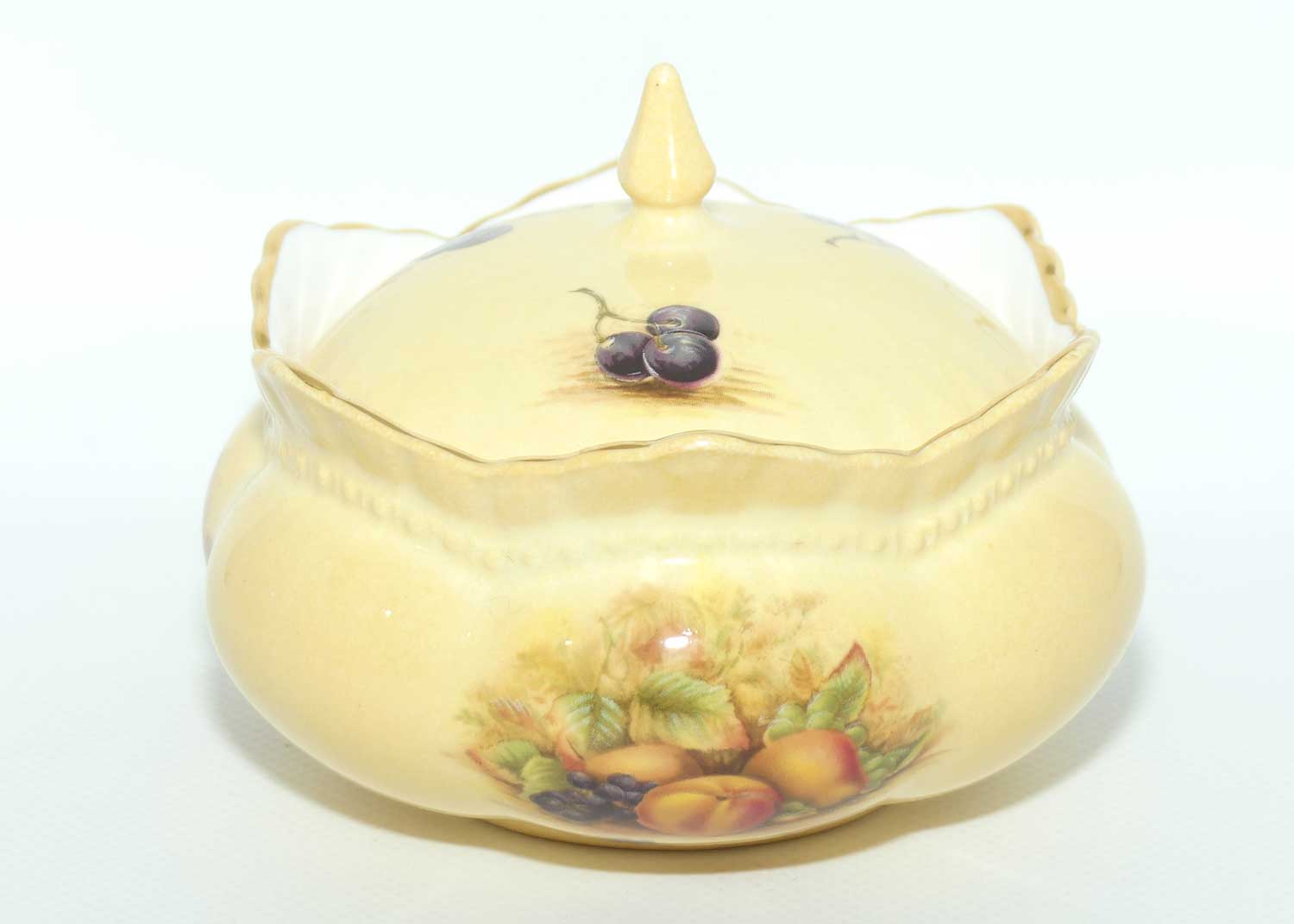 Aynsley Orchard Gold lidded trinket box